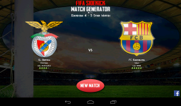 FIFA Sidekick Match Generator v1.0 - Results screen